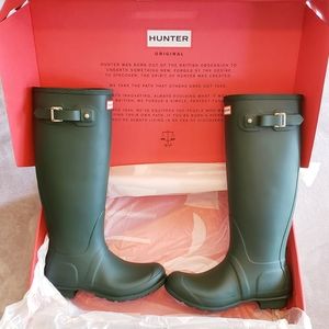 Hunter Original Tall Rainboots Matte hunter green